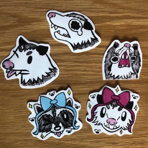 Possum sticker collection